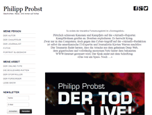 Tablet Screenshot of philipp-probst.ch